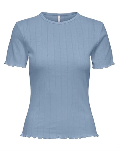 Only - ONLTenna T-shirt - Soft Chambray